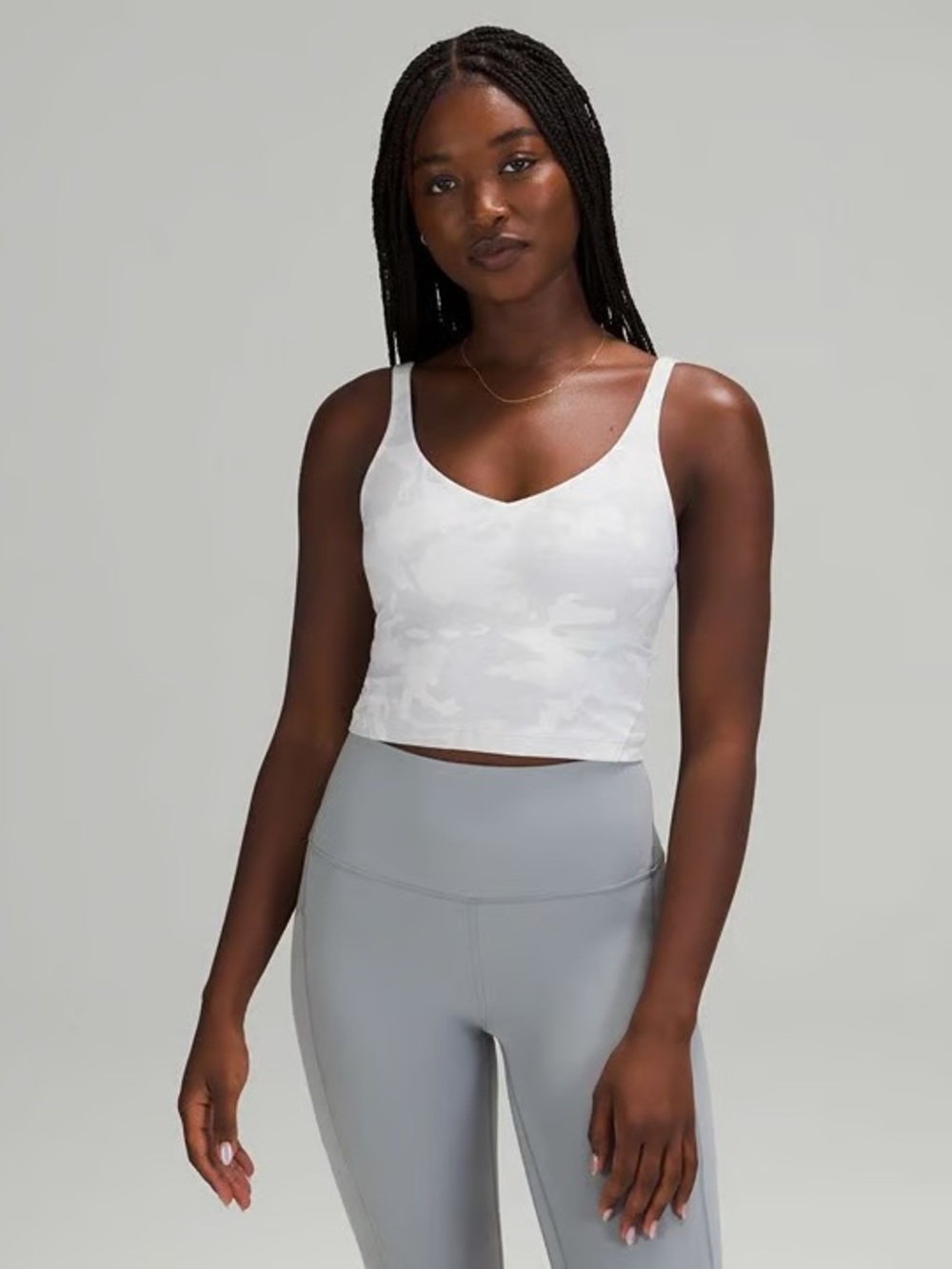 Lululemon Align Tank White Camo